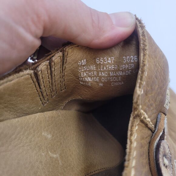 Timberland Comforia Womens 9 M Nubuck Leather Slip-on Comfort Mule Wedge Heel - Picture 8 of 9